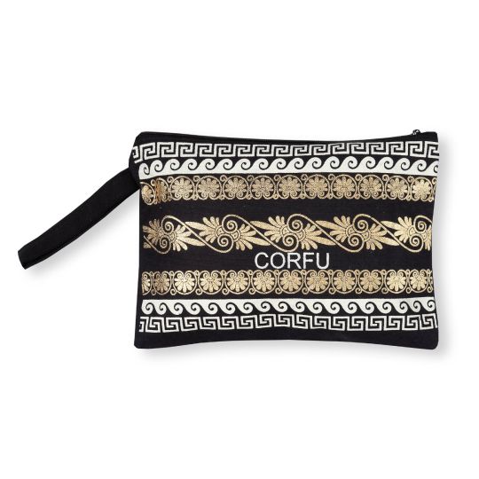 Πορτοφόλι καραβόπανο (30cm x 20cm) gold 5 CORFU