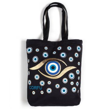 Τσάντα καραβόπανο (40cm x 40cm x 10cm) gold 7 CORFU