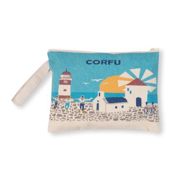 Πορτοφόλι καραβόπανο (30cm x 20cm) canvas 1 CORFU