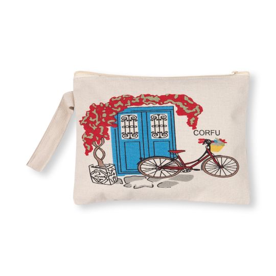Πορτοφόλι καραβόπανο (30cm x 20cm) canvas 2 CORFU