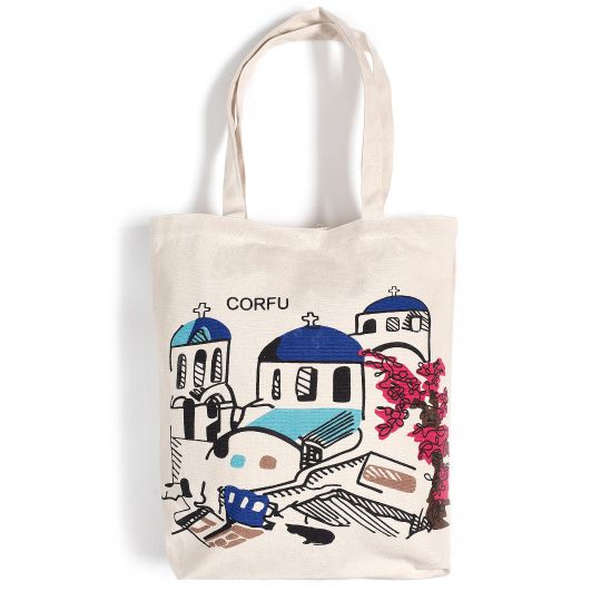 Τσάντα καραβόπανο (40cm x 40cm x 10cm) canvas 3 CORFU