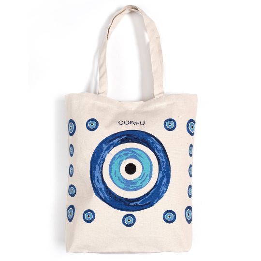 Τσάντα καραβόπανο (40cm x 40cm x 10cm) canvas 6 CORFU
