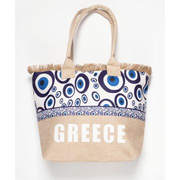 Τσάντα με χερούλι (49cm x 15cm x 34cm) μάτι 1 GREECE