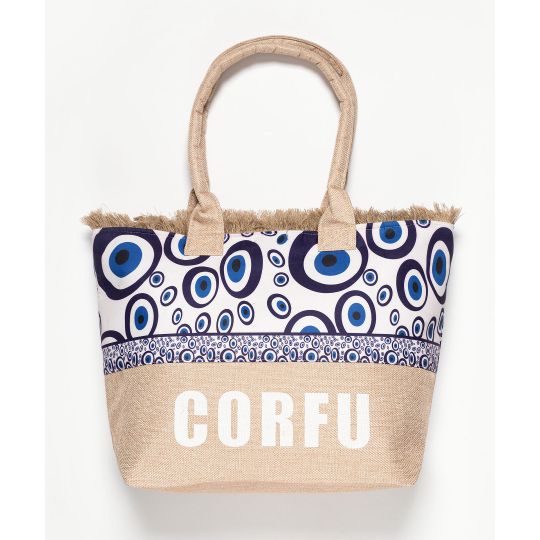 Τσάντα με χερούλι (49cm x 15cm x 34cm) μάτι 1 CORFU