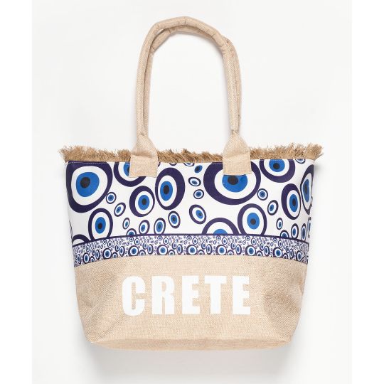 Τσάντα με χερούλι (49cm x 15cm x 34cm) μάτι 1 CRETE