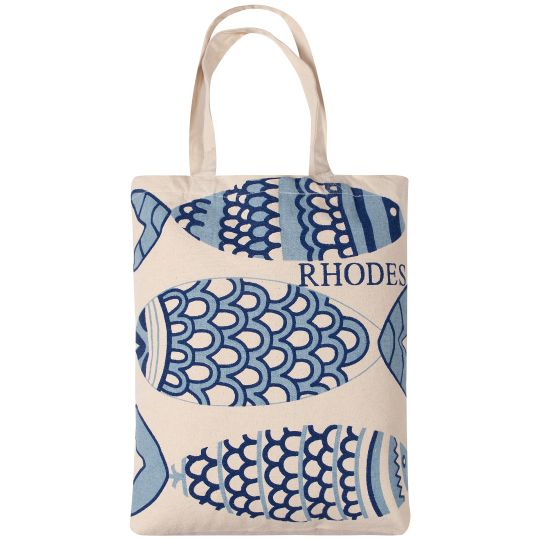 Τσάντα καραβόπανο (40cm x 40cm x 10cm) canvas 12 GREECE