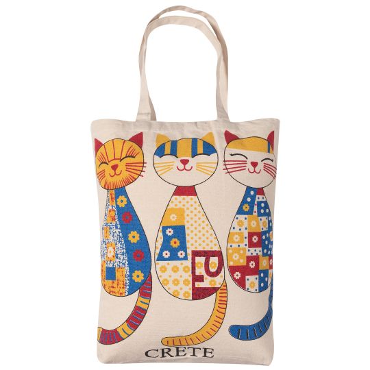 Τσάντα καραβόπανο (40cm x 40cm x 10cm) canvas 19 GREECE