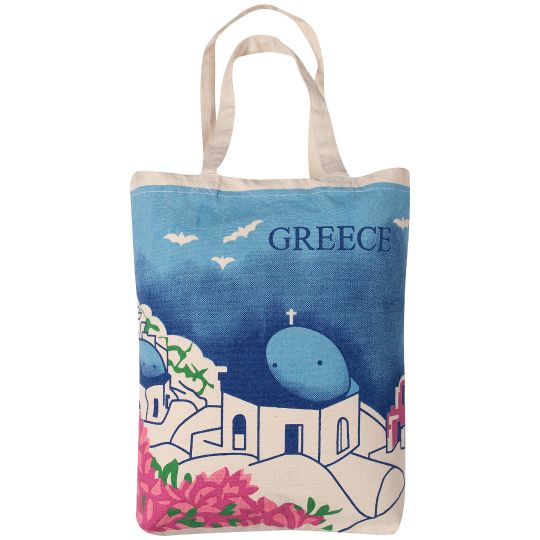 Τσάντα καραβόπανο (40cm x 40cm x 10cm) canvas 20 GREECE