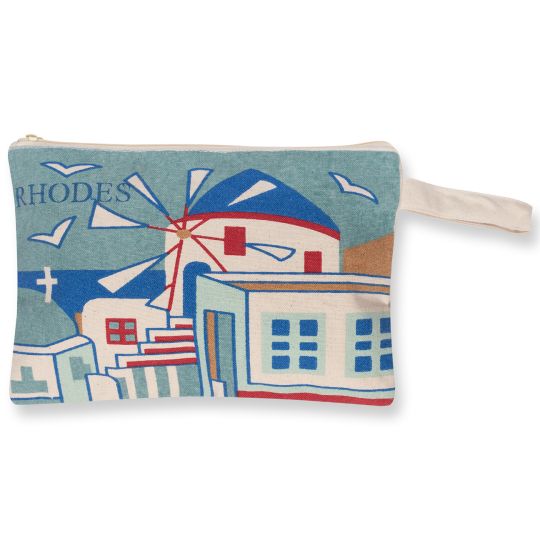 Πορτοφόλι καραβόπανο (20cm x 13cm) canvas 11 rhodes