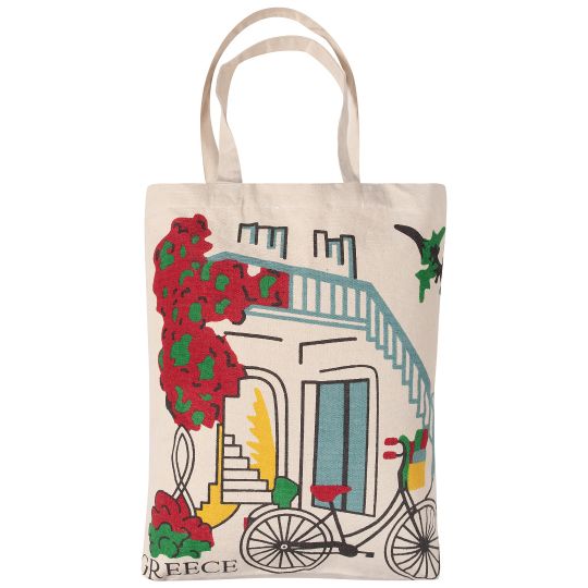 Τσάντα καραβόπανο (40cm x 40cm x 10cm) canvas 13 rhodes