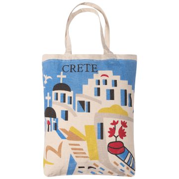Τσάντα καραβόπανο (40cm x 40cm x 10cm) canvas 14 rhodes