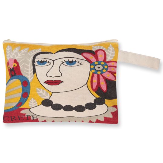 Πορτοφόλι καραβόπανο (20cm x 13cm) canvas 8 creta