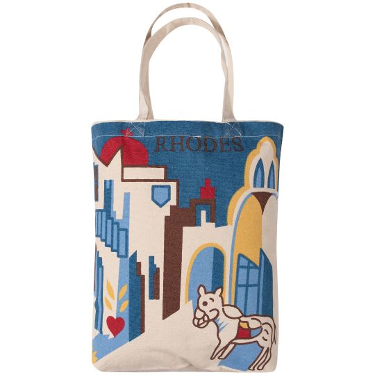 Τσάντα καραβόπανο (40cm x 40cm x 10cm) canvas 9 creta