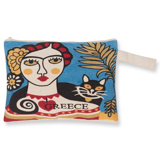 Πορτοφόλι καραβόπανο (20cm x 13cm) canvas 10 creta