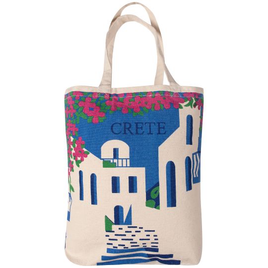 Τσάντα καραβόπανο (40cm x 40cm x 10cm) canvas 24 creta