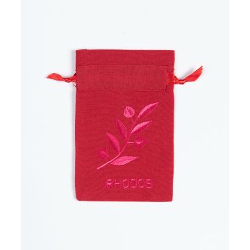 Σαπουνοθήκη (10τμχ) ΡΟΔΟΣ (9cm x 14cm) κόκκινο