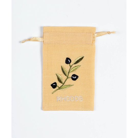 Σαπουνοθήκη (10τμχ) ΡΟΔΟΣ (9cm x 14cm) κίτρινο με χρώμα