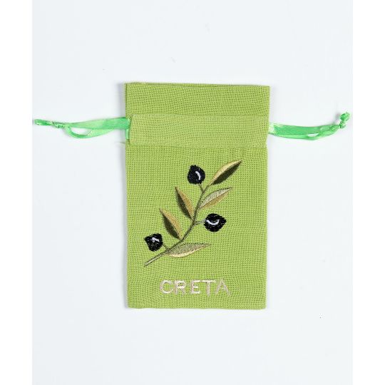 Σαπουνοθήκη (10τμχ) ΚΡΗΤΗ (9cm x 14cm) πράσινο με χρώμα