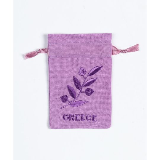 Σαπουνοθήκη (10τμχ) GREECE (9cm x 14cm) λιλά