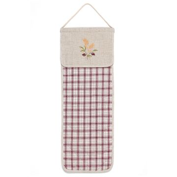 Σακούλα ψωμιού 1312 (25cm x 70cm) κόκκινο