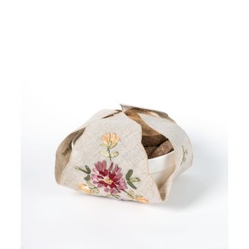 Ψωμιέρα rococo σταυρός 4338 (35cm x 35cm) μπέζ