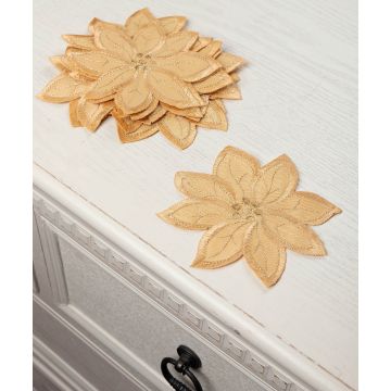 Χριστουγεννιάτικα σουβέρ δωδεκάδα 8240 (12cm) χρυσό