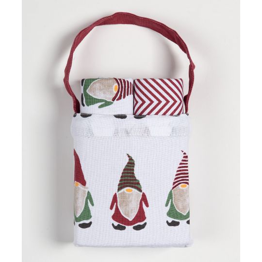 Χριστουγεννιάτικο σετ 2 τεμαχίων σε τσαντάκι (40cm x 65cm) BS72111