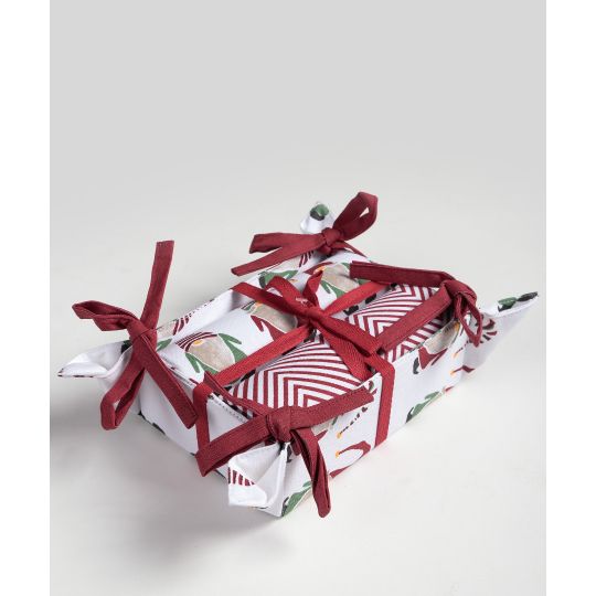 Χριστουγεννιάτικο σετ 2 τεμαχίων σε ψωμιέρα (40cm x 65cm) BS72111