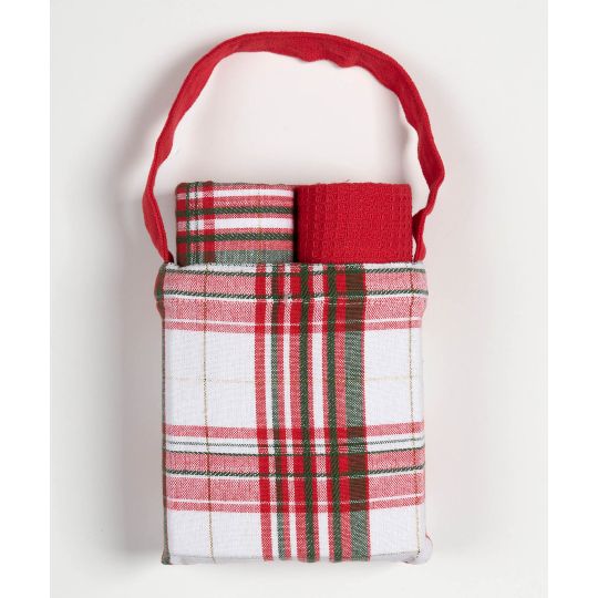 Χριστουγεννιάτικο σετ 2 τεμαχίων σε τσαντάκι (40cm x 65cm) BS72115