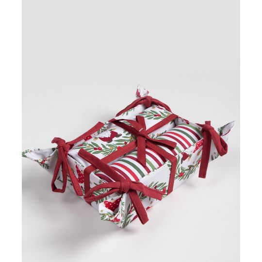 Χριστουγεννιάτικο σετ 2 τεμαχίων σε ψωμιέρα (40cm x 65cm) BS72116