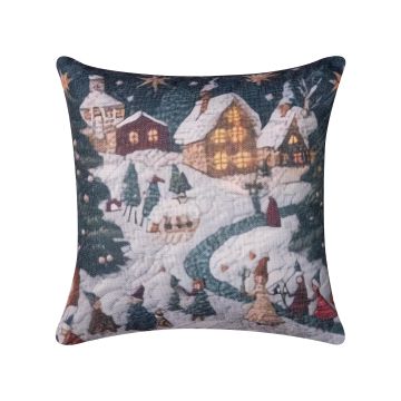 ΣΤΑΜΠΩΤΗ ΧΡΙΣΤΟΥΓΕΝΝΙΑΤΙΚΗ ΜΑΞΙΛΑΡΟΘΗΚΗ (45cm x 45cm) ks2026-29