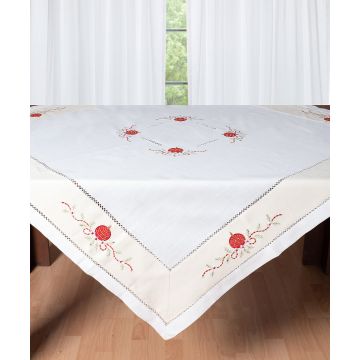 χριστουγεννιάτικο τραπεζοκαρέ ( 135cm x 135cm) 5911