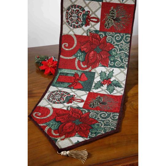 χριστουγεννιάτικη τραβέρσα (35cm x 170cm ) 9001