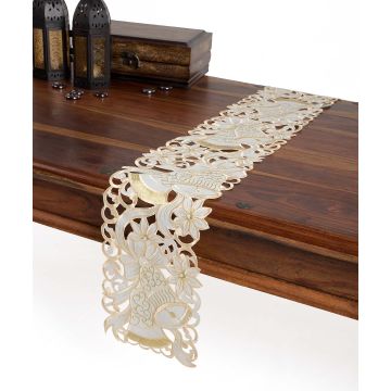 χριστουγεννιάτικη τραβέρσα  (20cm x 150cm) rxh500056 ivory