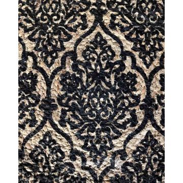 Ψάθα Πλεκτό Οικολογικό Στρογγυλό Χαλί Γιούτας Gimlet Design 4 Φ60cm Διάμετρος 60cm - 