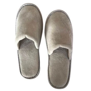 Κλειστές Βελουτέ Παντόφλες με Σκληρό Πάτο σε Πουγκί Zane σε 2 Αποχρώσεις One Size (30x11cm)