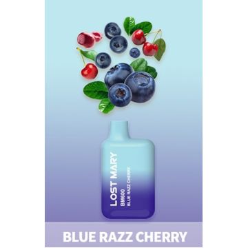 Lost Mary BM600 Blue Razz Cherry Disposable Pod Kit 2ml με Ενσωματωμένη Μπαταρία 20mg Lost Mary BM600 Blue Razz Cherry Disposable Pod Kit 2ml με Ενσωματωμένη Μπαταρία 20mg