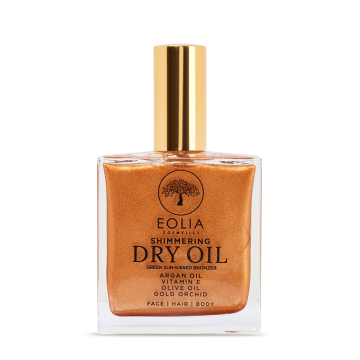 SHIMMERING DRY OIL GOLD ORCHID GREEK SUN KISSED BRONZER 100ml της Eolia Cosmetics SHIMMERING DRY OIL GOLD ORCHID GREEK SUN KISSED BRONZER 100ml της Eolia Cosmetics
