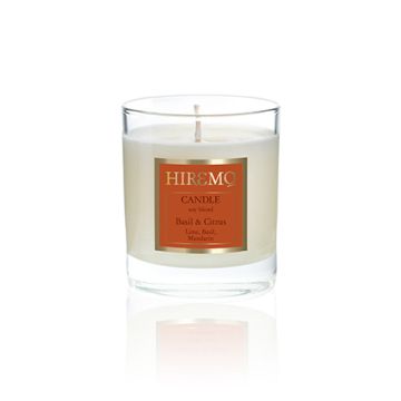 HIREMO SOY BLEND CANDLE BASIL & CITRUS της Eolia Cosmetics