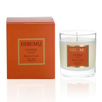 HIREMO SOY BLEND CANDLE BASIL & CITRUS της Eolia Cosmetics - 