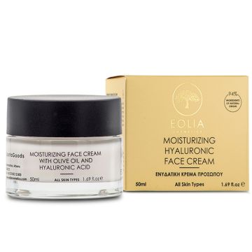 ΕΝΥΔΑΤΙΚΗ ΜΕ ΥΑΛΟΥΡΟΝΙΚΟ ΚΑΙ ΕΛΑΙΟΛΑΔΟ 50ml της Eolia Cosmetics - 