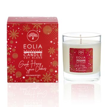 HIREMO SOY BLEND CANDLE ΜΕΛΟΜΑΚΑΡΟΝΟ της Eolia Cosmetics - 