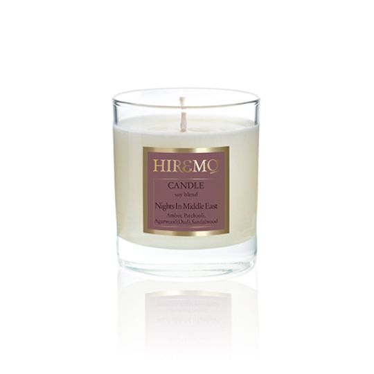HIREMO SOY BLEND CANDLE NIGHTS IN MIDDLE EAST της Eolia Cosmetics
