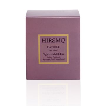 HIREMO SOY BLEND CANDLE NIGHTS IN MIDDLE EAST της Eolia Cosmetics - 