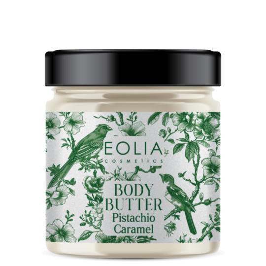 BODY BUTTER PISTACHIO – CARAMEL 200ml της Eolia Cosmetics