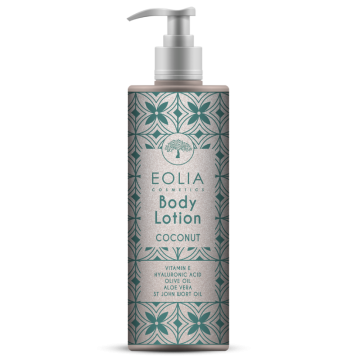 BODY LOTION ME ΥΑΛΟΥΡΟΝΙΚΟ COCONUT  250ml της Eolia Cosmetics