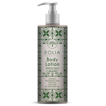 BODY LOTION ME YΑΛΟΥΡΟΝΙΚΟ PISTACHIO CARAMEL 250ml της Eolia Cosmetics