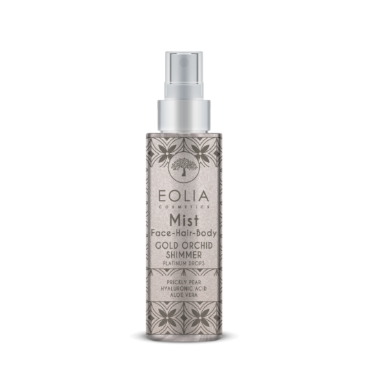 BODY MIST SHIMMER PLATINUM DROPS GOLD ORCHID 150ml της Eolia Cosmetics