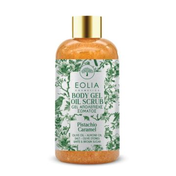 BODY GEL OIL SCRUB PISTACHIO CARAMEL 250ml της Eolia Cosmetics