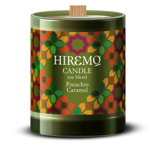 HIREMO SOY BLEND CANDLE PISTACHIO CARAMEL της Eolia Cosmetics